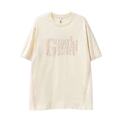 ドロップショルダープリントTシャツ